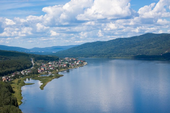 Красноярский край природа Енисей