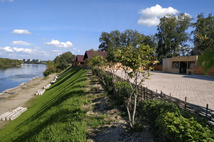 Красноярск баня на берегу Енисея