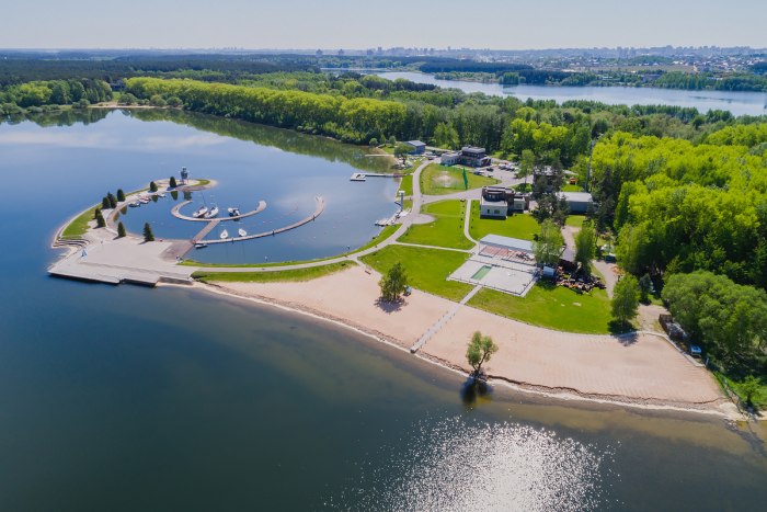 Беларусь Заславское водохранилище