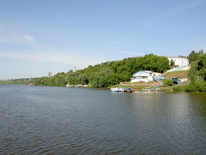 Река Ока Егнышевка