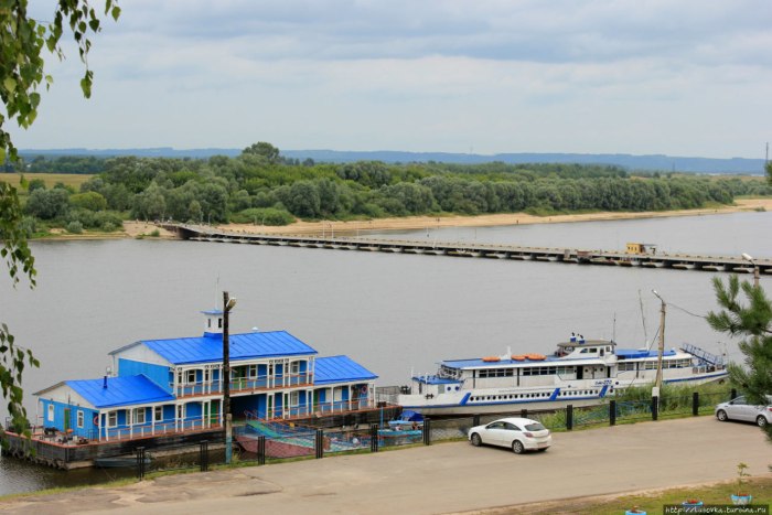 Река Ока Нижегородской области Павлово
