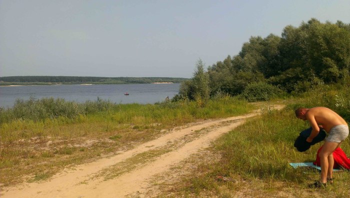Дикие пляжи на Оке