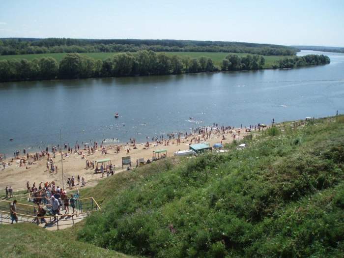 Колычёвский пляж в Коломне