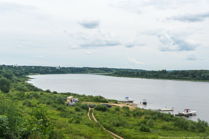Город Касимов и река Ока