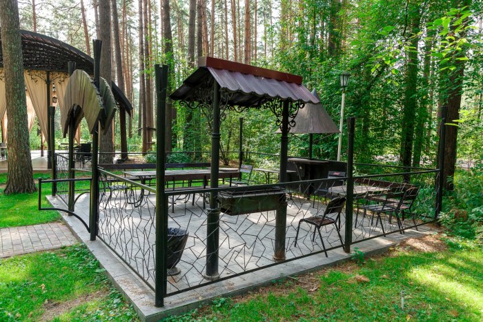 Пикник в беседке