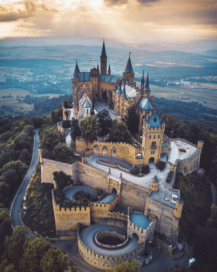 Германия замок замок Гогенцоллерн