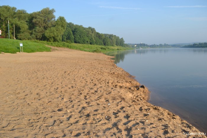Кипень озеро пляж