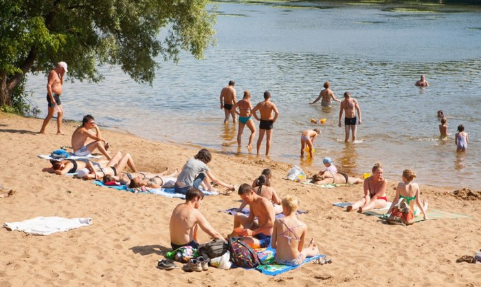 Озеро Тургояк городской пляж