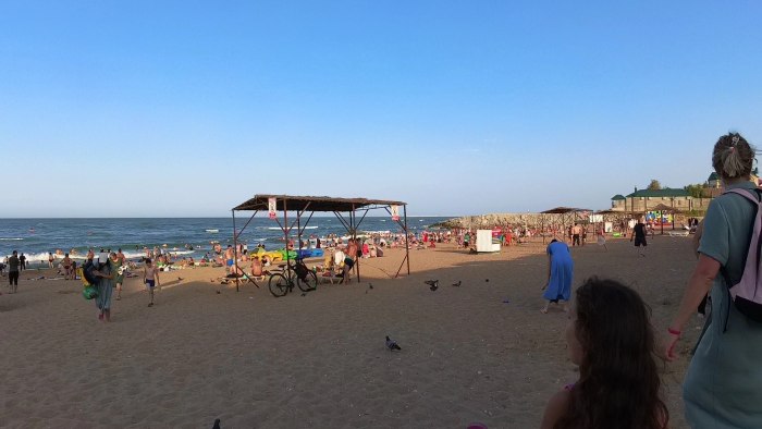 Пляж Лагуна в Каспийске Дагестан