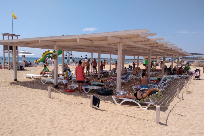 Пляж Робинзон Евпатория