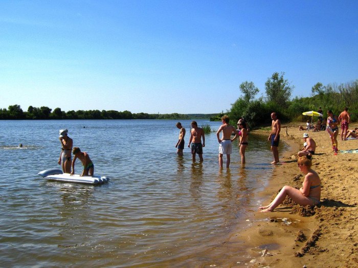 Пляж на реке