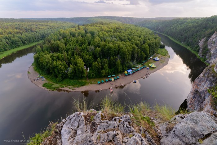 Река Чусовая камень Омутной