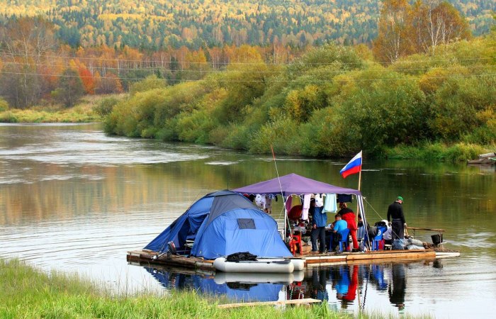 Сплав Чусовая палатки