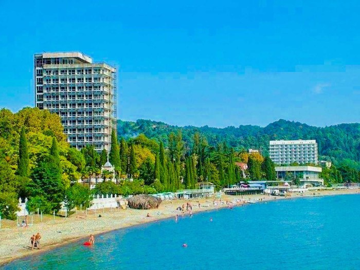 Санаторий МВО Сухум корпус Бриз