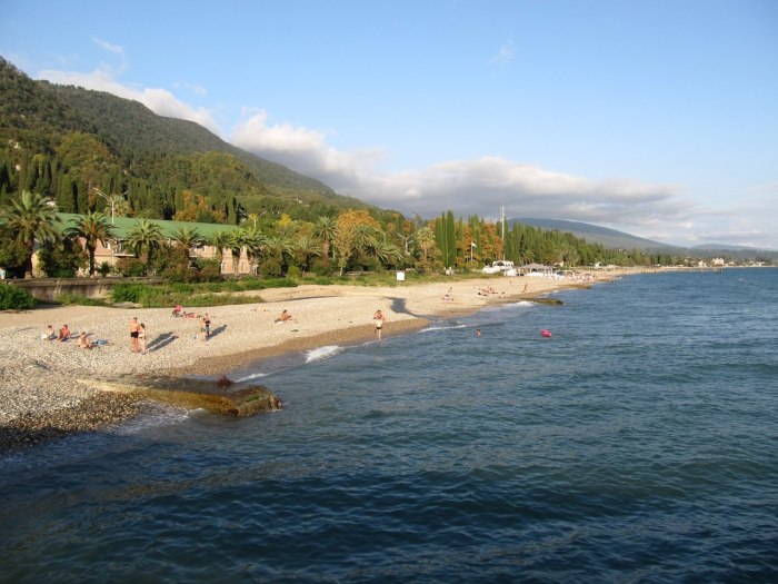 Новый Афон Абхазия море