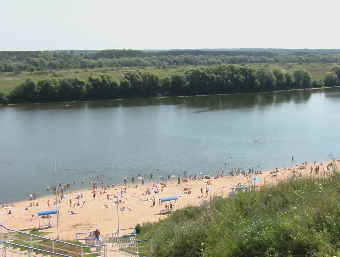Пляж Колычево Коломна