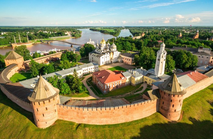 Новгородский Кремль Великий Новгород сверху