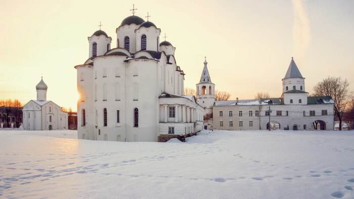 Ярославо двоиище зимой
