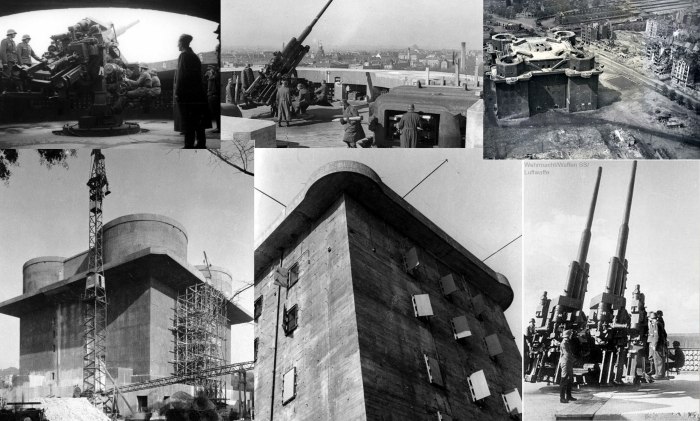 Башни ПВО В Берлине 1945
