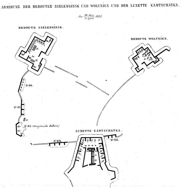 Камчатский люнет Севастополь 1855