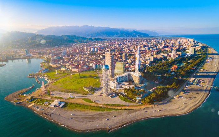 Батуми панорама города
