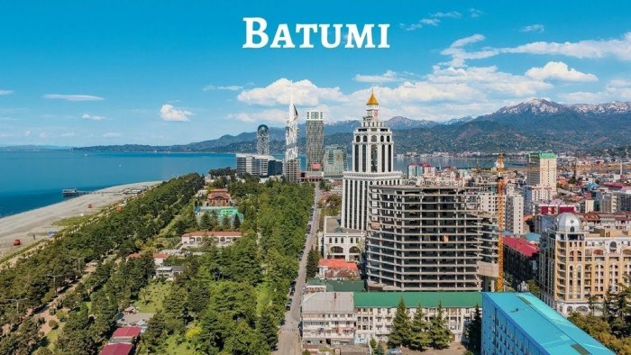 Батуми Грузия 2021 вид