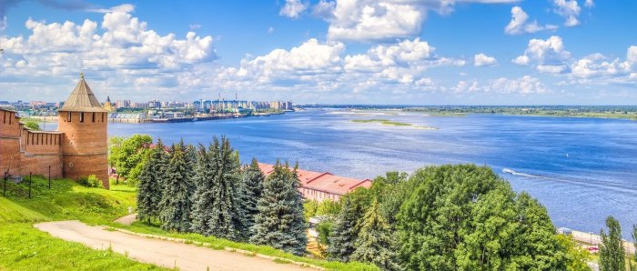 Река Волга Нижний Новгород