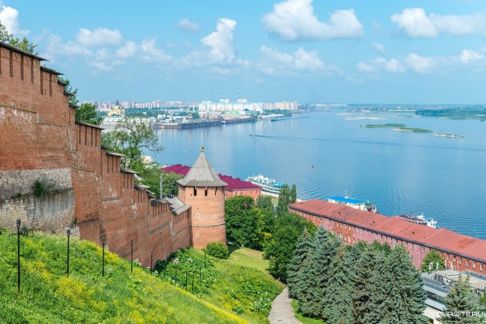 Река Волга Нижний Новгород