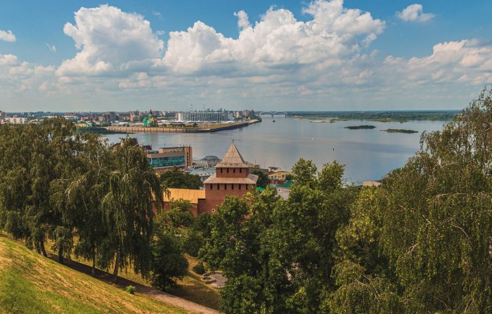 Нижегородский Кремль Нижний Новгород стрелка