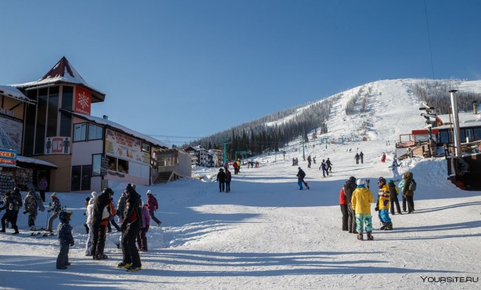 Гора зеленая Шерегеш