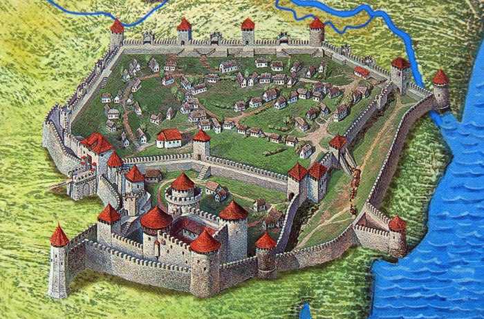 Замки Cetatea Alba