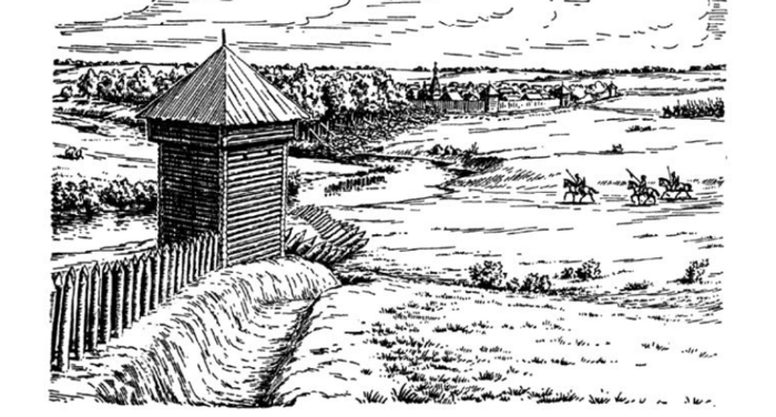 Засечная Белгородская черта сторожевые башни