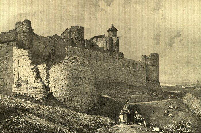 Каркассон гравюра