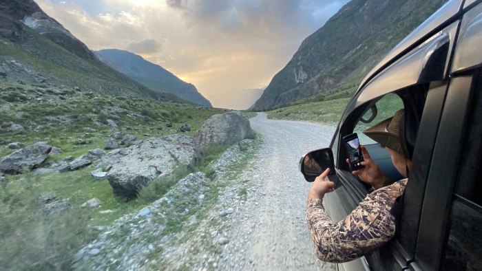 Фотостоки Автотур горный Алтай