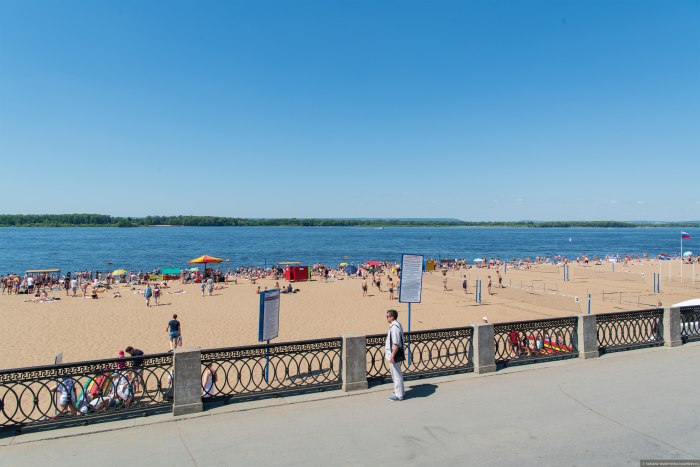 Самара Центральный пляж