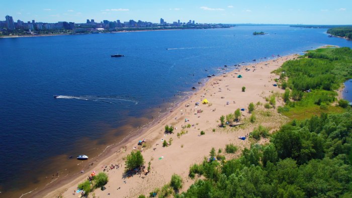 Заволга Самара острова