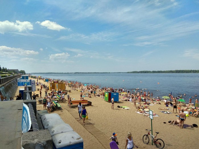 Пляж набережная Самара Самара