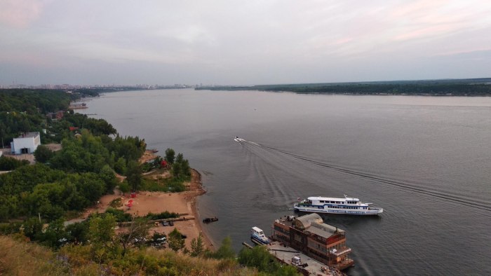 Река Волга Самара