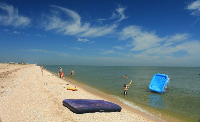 Краснодарский край Должанская коса Азовское море