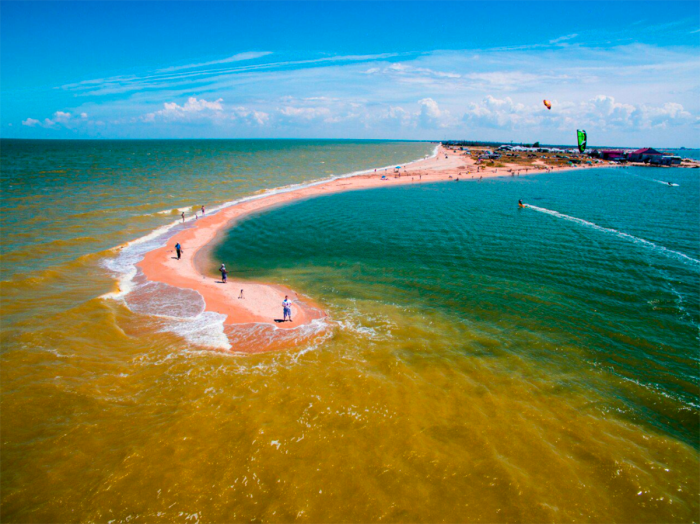 Коса долгая Азовское море