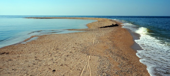 Коса Азовское море и Таганрогский залив