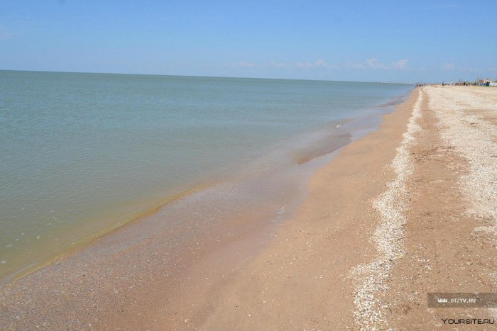 Коса Должанская Краснодарский край море