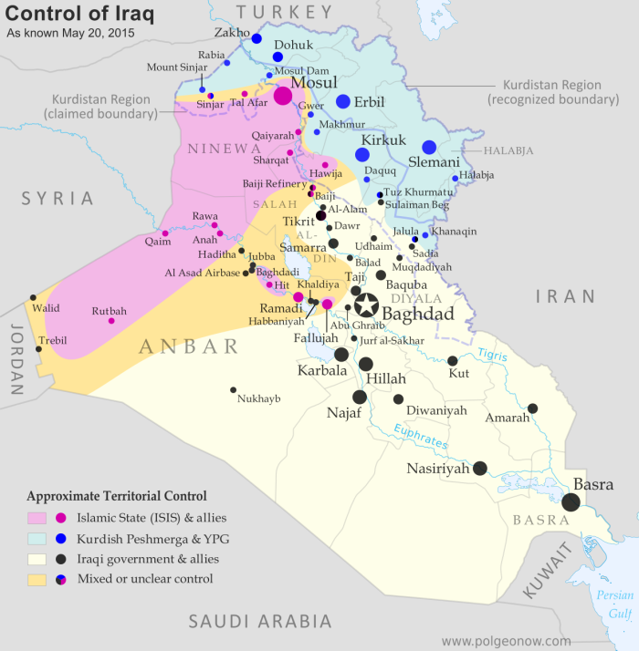 Карта Iraq Baghdad