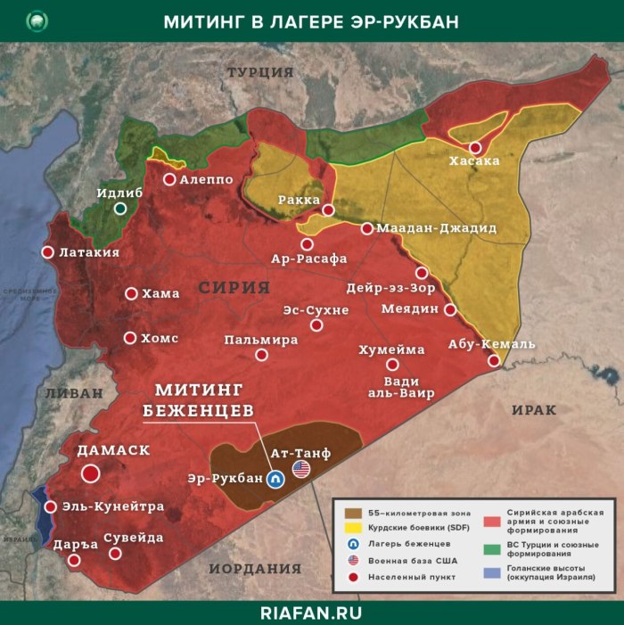 Сирия карта боевых действий 2021