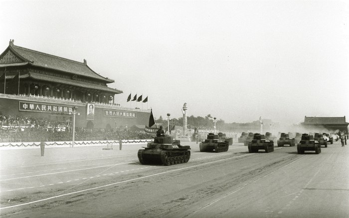 Площадь Тяньаньмэнь, Пекин 1949