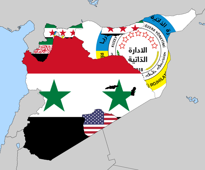 Syrian War Map 2021