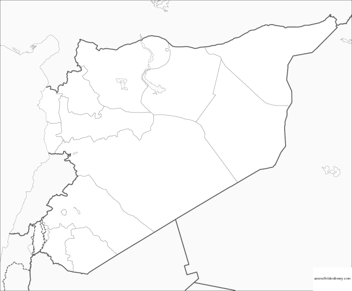 Карта Сирии для маппинга