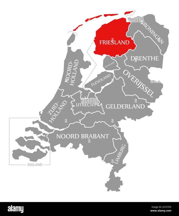 Friesland на карте