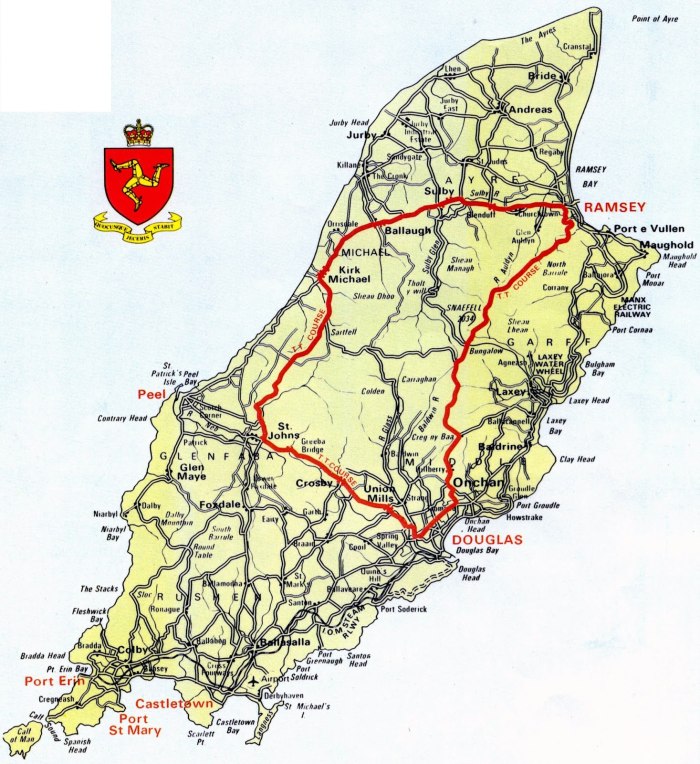 ТТ Isle of man карта остров man