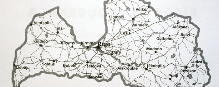 Рига Резекне на карте